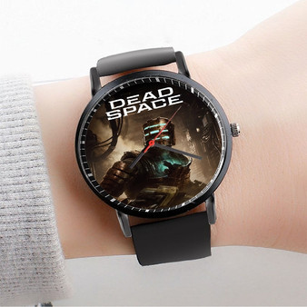 Pastele Dead Space Custom Watch Awesome Unisex Black Classic Plastic Quartz Watch for Men Women Premium Gift Box Watches