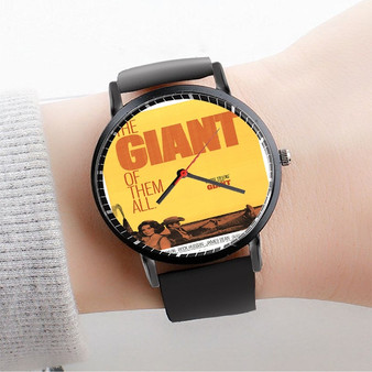 Pastele Giant Movie 2 Custom Watch Awesome Unisex Black Classic Plastic Quartz Watch for Men Women Premium Gift Box Watches