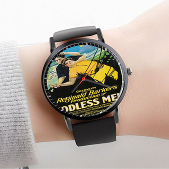 Pastele Godless Men Custom Watch Awesome Unisex Black Classic Plastic Quartz Watch for Men Women Premium Gift Box Watches