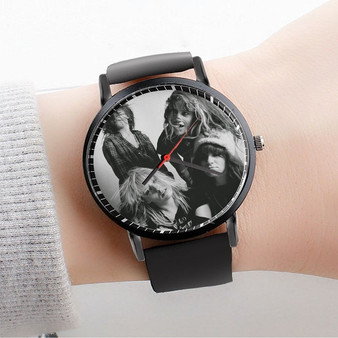 Pastele L7 Band Custom Watch Awesome Unisex Black Classic Plastic Quartz Watch for Men Women Premium Gift Box Watches
