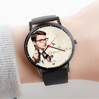 Pastele The Goldfinch Movie 4 Custom Watch Awesome Unisex Black Classic Plastic Quartz Watch for Men Women Premium Gift Box Watches