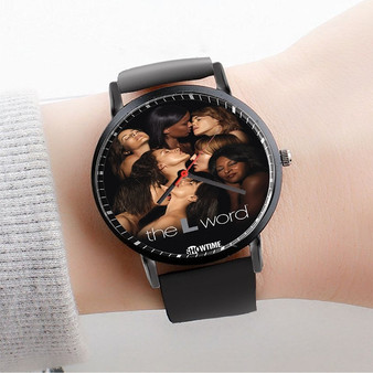 Pastele The L Word Custom Watch Awesome Unisex Black Classic Plastic Quartz Watch for Men Women Premium Gift Box Watches