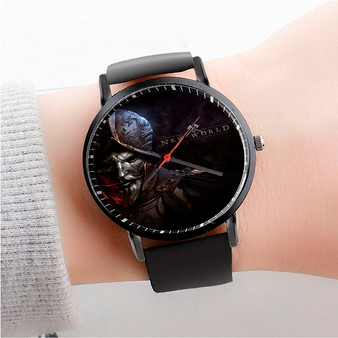 Pastele The New World Custom Watch Awesome Unisex Black Classic Plastic Quartz Watch for Men Women Premium Gift Box Watches