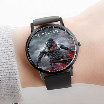 Pastele The Northman 3 Custom Watch Awesome Unisex Black Classic Plastic Quartz Watch for Men Women Premium Gift Box Watches