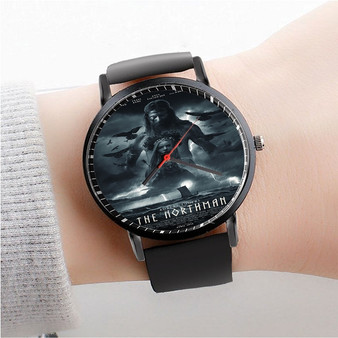Pastele The Northman 4 Custom Watch Awesome Unisex Black Classic Plastic Quartz Watch for Men Women Premium Gift Box Watches