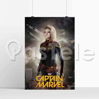 Captain Marvel Custom Printed Silk Poster Wall Decor 20 x 13 Inch 24 x 36 Inch