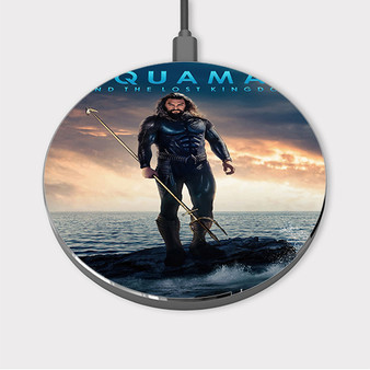 Pastele Aquaman and the Lost Kingdom Custom Wireless Charger Awesome Gift Smartphone Android iOs Mobile Phone Charging Pad iPhone Samsung Asus Sony Nokia Google Magnetic Qi Fast Charger Wireless Phone Accessories