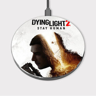 Pastele Dying Light 2 Stay Human Custom Wireless Charger Awesome Gift Smartphone Android iOs Mobile Phone Charging Pad iPhone Samsung Asus Sony Nokia Google Magnetic Qi Fast Charger Wireless Phone Accessories
