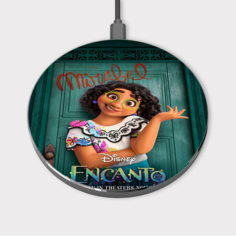 Pastele Encanto Disney Custom Wireless Charger Awesome Gift Smartphone Android iOs Mobile Phone Charging Pad iPhone Samsung Asus Sony Nokia Google Magnetic Qi Fast Charger Wireless Phone Accessories