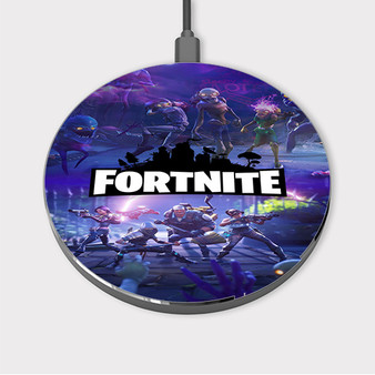 Pastele Fortnite Game Custom Wireless Charger Awesome Gift Smartphone Android iOs Mobile Phone Charging Pad iPhone Samsung Asus Sony Nokia Google Magnetic Qi Fast Charger Wireless Phone Accessories