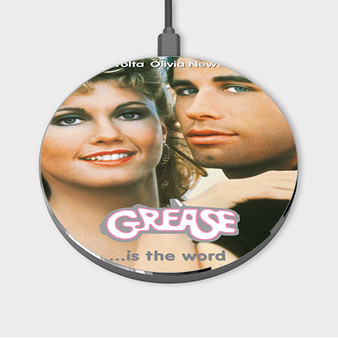 Pastele Grease Movie 4 Custom Wireless Charger Awesome Gift Smartphone Android iOs Mobile Phone Charging Pad iPhone Samsung Asus Sony Nokia Google Magnetic Qi Fast Charger Wireless Phone Accessories