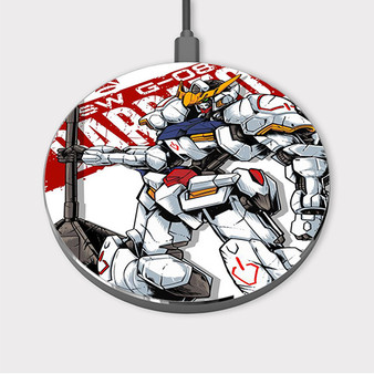Pastele Gundam Barbatos Custom Wireless Charger Awesome Gift Smartphone Android iOs Mobile Phone Charging Pad iPhone Samsung Asus Sony Nokia Google Magnetic Qi Fast Charger Wireless Phone Accessories