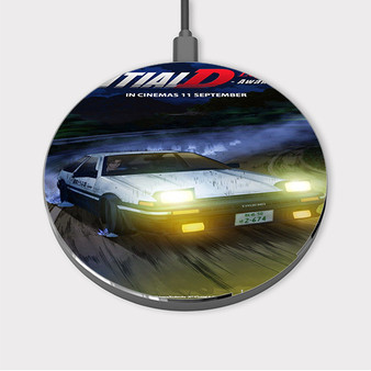 Pastele Initial D Awakening Custom Wireless Charger Awesome Gift Smartphone Android iOs Mobile Phone Charging Pad iPhone Samsung Asus Sony Nokia Google Magnetic Qi Fast Charger Wireless Phone Accessories