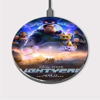 Pastele Lightyear Movie 2 Custom Wireless Charger Awesome Gift Smartphone Android iOs Mobile Phone Charging Pad iPhone Samsung Asus Sony Nokia Google Magnetic Qi Fast Charger Wireless Phone Accessories