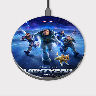 Pastele Lightyear Movie 4 Custom Wireless Charger Awesome Gift Smartphone Android iOs Mobile Phone Charging Pad iPhone Samsung Asus Sony Nokia Google Magnetic Qi Fast Charger Wireless Phone Accessories