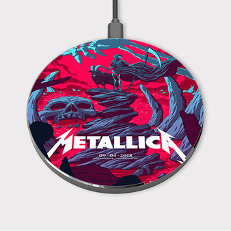 Pastele Metallica Minneapolis Custom Wireless Charger Awesome Gift Smartphone Android iOs Mobile Phone Charging Pad iPhone Samsung Asus Sony Nokia Google Magnetic Qi Fast Charger Wireless Phone Accessories