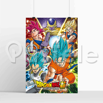 Dragon Ball Super Goku and Vegeta Custom Printed Silk Poster Wall Decor 20 x 13 Inch 24 x 36 Inch