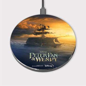 Pastele Peter Pan and Wendy Custom Wireless Charger Awesome Gift Smartphone Android iOs Mobile Phone Charging Pad iPhone Samsung Asus Sony Nokia Google Magnetic Qi Fast Charger Wireless Phone Accessories