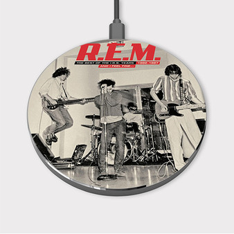 Pastele R E M Band Custom Wireless Charger Awesome Gift Smartphone Android iOs Mobile Phone Charging Pad iPhone Samsung Asus Sony Nokia Google Magnetic Qi Fast Charger Wireless Phone Accessories