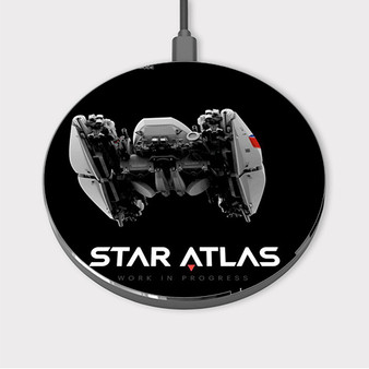 Pastele Star Atlas Custom Wireless Charger Awesome Gift Smartphone Android iOs Mobile Phone Charging Pad iPhone Samsung Asus Sony Nokia Google Magnetic Qi Fast Charger Wireless Phone Accessories