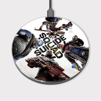 Pastele Suicide Squad Kill the Justice League Custom Wireless Charger Awesome Gift Smartphone Android iOs Mobile Phone Charging Pad iPhone Samsung Asus Sony Nokia Google Magnetic Qi Fast Charger Wireless Phone Accessories