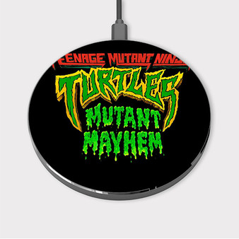 Pastele Teenage Mutant Ninja Turtles Mutant Mayhem Custom Wireless Charger Awesome Gift Smartphone Android iOs Mobile Phone Charging Pad iPhone Samsung Asus Sony Nokia Google Magnetic Qi Fast Charger Wireless Phone Accessories