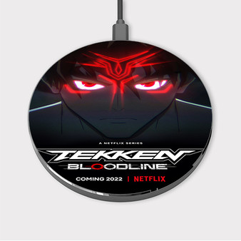 Pastele Tekken Bloodline Custom Wireless Charger Awesome Gift Smartphone Android iOs Mobile Phone Charging Pad iPhone Samsung Asus Sony Nokia Google Magnetic Qi Fast Charger Wireless Phone Accessories