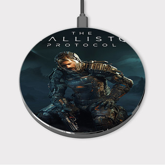 Pastele The Callisto Protocol Custom Wireless Charger Awesome Gift Smartphone Android iOs Mobile Phone Charging Pad iPhone Samsung Asus Sony Nokia Google Magnetic Qi Fast Charger Wireless Phone Accessories