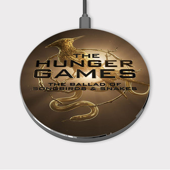 Pastele The Hunger Games The Ballad of Songbirds and Snakes Custom Wireless Charger Awesome Gift Smartphone Android iOs Mobile Phone Charging Pad iPhone Samsung Asus Sony Nokia Google Magnetic Qi Fast Charger Wireless Phone Accessories