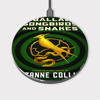 Pastele The Hunger Games The Ballad of Songbirds and Snakes Movie Custom Wireless Charger Awesome Gift Smartphone Android iOs Mobile Phone Charging Pad iPhone Samsung Asus Sony Nokia Google Magnetic Qi Fast Charger Wireless Phone Accessories