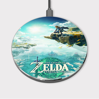 Pastele The Legend of Zelda Tears of the Kingdom Custom Wireless Charger Awesome Gift Smartphone Android iOs Mobile Phone Charging Pad iPhone Samsung Asus Sony Nokia Google Magnetic Qi Fast Charger Wireless Phone Accessories