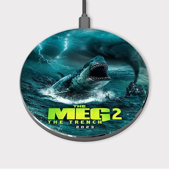 Pastele The Meg 2 The Trench Custom Wireless Charger Awesome Gift Smartphone Android iOs Mobile Phone Charging Pad iPhone Samsung Asus Sony Nokia Google Magnetic Qi Fast Charger Wireless Phone Accessories