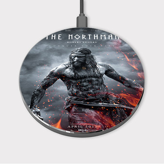 Pastele The Northman 3 Custom Wireless Charger Awesome Gift Smartphone Android iOs Mobile Phone Charging Pad iPhone Samsung Asus Sony Nokia Google Magnetic Qi Fast Charger Wireless Phone Accessories