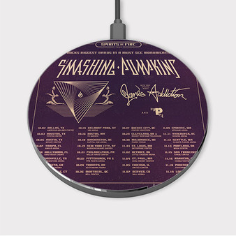 Pastele The Smashing Pumpkins Spirits on Fire Tour Custom Wireless Charger Awesome Gift Smartphone Android iOs Mobile Phone Charging Pad iPhone Samsung Asus Sony Nokia Google Magnetic Qi Fast Charger Wireless Phone Accessories