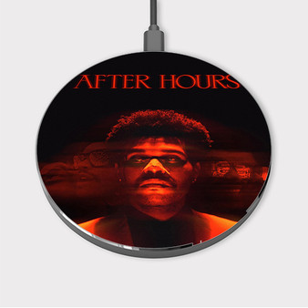 Pastele The Weeknd After Hours Tour 2022 2 Custom Wireless Charger Awesome Gift Smartphone Android iOs Mobile Phone Charging Pad iPhone Samsung Asus Sony Nokia Google Magnetic Qi Fast Charger Wireless Phone Accessories