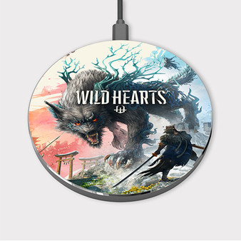 Pastele Wild Hearts Custom Wireless Charger Awesome Gift Smartphone Android iOs Mobile Phone Charging Pad iPhone Samsung Asus Sony Nokia Google Magnetic Qi Fast Charger Wireless Phone Accessories