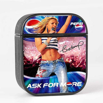 Pastele Britney Spears Pepsi Concert Custom AirPods Case Cover Awesome Personalized Apple AirPods Gen 1 AirPods Gen 2 AirPods Pro Hard Skin Protective Cover Sublimation Cases