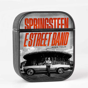 Pastele Bruce Springsteen E Street 2023 Tour jpeg Custom AirPods Case Cover Awesome Personalized Apple AirPods Gen 1 AirPods Gen 2 AirPods Pro Hard Skin Protective Cover Sublimation Cases