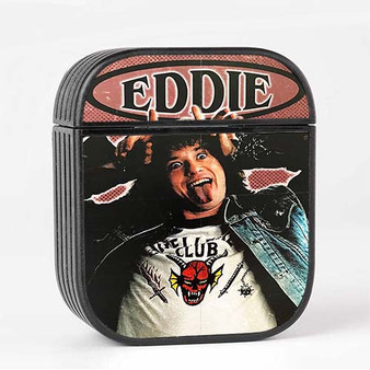 Pastele Eddie Munson Custom AirPods Case Cover Awesome Personalized Apple AirPods Gen 1 AirPods Gen 2 AirPods Pro Hard Skin Protective Cover Sublimation Cases