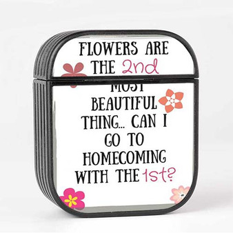 Pastele Flowers Hoco Custom AirPods Case Cover Awesome Personalized Apple AirPods Gen 1 AirPods Gen 2 AirPods Pro Hard Skin Protective Cover Sublimation Cases