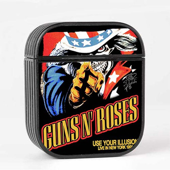Pastele Guns N Roses New York Custom AirPods Case Cover Awesome Personalized Apple AirPods Gen 1 AirPods Gen 2 AirPods Pro Hard Skin Protective Cover Sublimation Cases