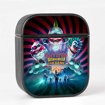 Pastele Killer Klowns from Outer Space The Game Custom AirPods Case Cover Awesome Personalized Apple AirPods Gen 1 AirPods Gen 2 AirPods Pro Hard Skin Protective Cover Sublimation Cases