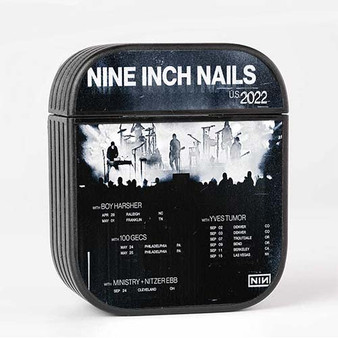 Pastele Nine Inch Nails Ministry Tour 2022 Custom AirPods Case Cover Awesome Personalized Apple AirPods Gen 1 AirPods Gen 2 AirPods Pro Hard Skin Protective Cover Sublimation Cases
