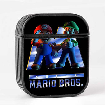 Pastele The Super Mario Bros Movie Custom AirPods Case Cover Awesome Personalized Apple AirPods Gen 1 AirPods Gen 2 AirPods Pro Hard Skin Protective Cover Sublimation Cases