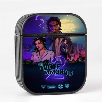 Pastele The Wolf Among Us 2 Custom AirPods Case Cover Awesome Personalized Apple AirPods Gen 1 AirPods Gen 2 AirPods Pro Hard Skin Protective Cover Sublimation Cases