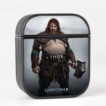 Pastele Thor God of War Ragnar k Custom AirPods Case Cover Awesome Personalized Apple AirPods Gen 1 AirPods Gen 2 AirPods Pro Hard Skin Protective Cover Sublimation Cases