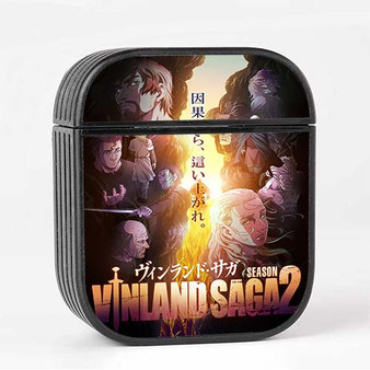 Pastele Vinland Saga Season 2 Custom AirPods Case Cover Awesome Personalized Apple AirPods Gen 1 AirPods Gen 2 AirPods Pro Hard Skin Protective Cover Sublimation Cases