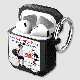 Pastele Diary of a Wimpy Kid Custom Personalized AirPods Case Shockproof Cover Awesome The Best Smart Protective Cover With Ring AirPods Gen 1 2 3 Pro Black Pink Colors