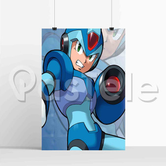 Mega Man Custom Printed Silk Poster Wall Decor 20 x 13 Inch 24 x 36 Inch