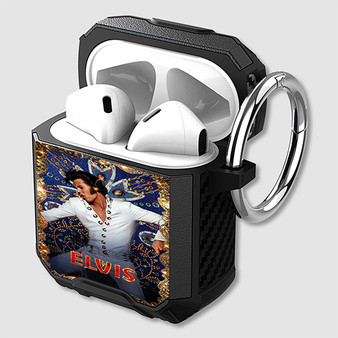 Pastele Elvis 2022 Poster Custom Personalized AirPods Case Shockproof Cover Awesome The Best Smart Protective Cover With Ring AirPods Gen 1 2 3 Pro Black Pink Colors